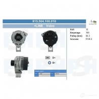 Генератор CV PSH S79W4 IS 815504100010 291934