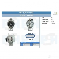 Генератор CV PSH AKWGF G 291215 695504070050