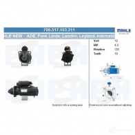 Генератор CV PSH 291043 8S1 88 655501085311