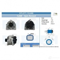 Генератор CV PSH GC J1VVK 575517120401 289379