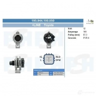 Генератор CV PSH 195944100050 1437373069 1R 7UKJ