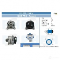 Генератор CV PSH 575579120014 FWR MI 289568