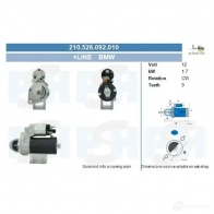 Генератор CV PSH 195939080260 2KGDL O 283556