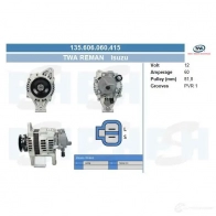 Генератор CV PSH 281163 135606060415 Z R6Q0