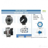 Генератор CV PSH P N730 205525140500 283903