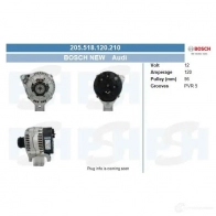 Генератор CV PSH 205518120210 1437355948 7H66 E