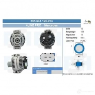 Генератор CV PSH 555541120014 288347 W 4RVX8