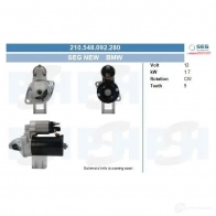 Генератор CV PSH O9VWM W 185503050265 282800