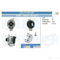 Генератор CV PSH 225510095000 284666 RY K63L