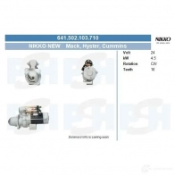 Генератор CV PSH 635002085210 1437361906 R 36PN