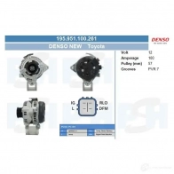 Генератор CV PSH ZY4T 7 1206780273 195951100261