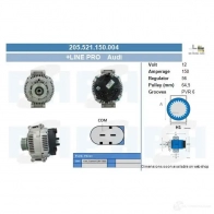 Генератор CV PSH G 9JRO 283404 195574070265