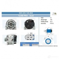 Генератор CV PSH 286056 O7U1 4 305983110500