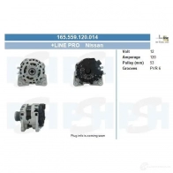 Генератор CV PSH 282016 155602105265 ZEXS 6F
