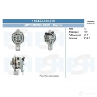 Генератор CV PSH 1437359414 145522100370 K7Z6 B57