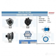 Генератор CV PSH EFTGCE V 595578150260 290348