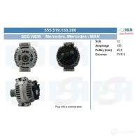 Генератор CV PSH 5H RB8 1437371796 555909150505