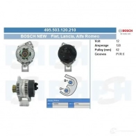 Генератор CV PSH 1437355915 495503120210 HP CZB