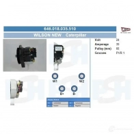 Генератор CV PSH 290952 FFH GT 646018035510