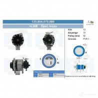 Генератор CV PSH B LII591 156509080210 1331620559