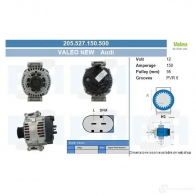 Генератор CV PSH 283910 K3S0 7 205527150500
