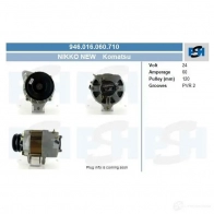 Генератор CV PSH 288733 MGDK CI 556510090210