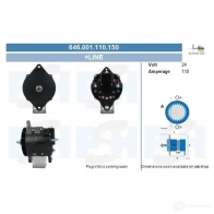 Генератор CV PSH 1437361609 646001110150 QD CEPM