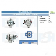 Генератор CV PSH 283288 35L BIK 195546100410