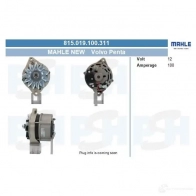 Генератор CV PSH 815019100311 291921 M 5DDK
