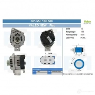 Генератор CV PSH 505558180500 NZGY J3H 287295