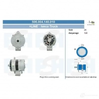 Генератор CV PSH L1Q JVBP 506004140010 287370