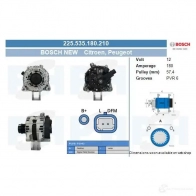 Генератор CV PSH 284840 1 8H64M7 225535180210