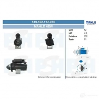 Генератор CV PSH 225510120505 284674 XPWF GB