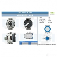 Генератор CV PSH 205525120500 283899 I OQHM