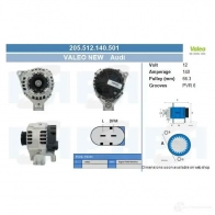 Генератор CV PSH WRZE OXG 205512140501 283863