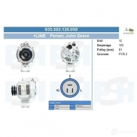 Генератор CV PSH 635502120050 64957962 IXLNM M