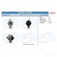 Генератор CV PSH 15 U8M6F 287351 505597150260