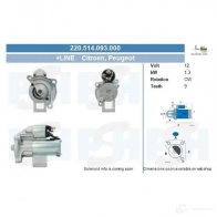 Стартер CV PSH 8HZK T3 284523 220520103505