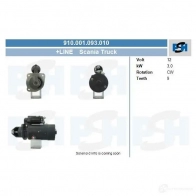 Стартер CV PSH 25S7D S3 948628818 910001093010
