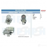 Стартер CV PSH 830910112395 1437373428 U4S BDC6