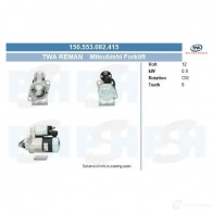Стартер CV PSH ZH26T 3F 150553082415 281636
