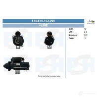 Стартер CV PSH 1437347067 540516103090 72R SJ