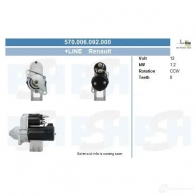 Стартер CV PSH 570006092000 M NWUVM 288926