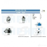 Стартер CV PSH O1 NDYDQ 500550103130 286886