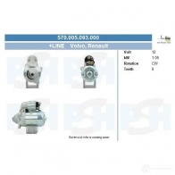 Стартер CV PSH 288921 570005093000 4C AED