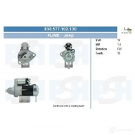 Стартер CV PSH 292263 830577102130 J4M 0EDR