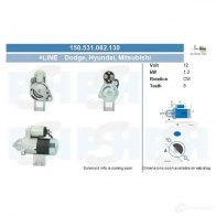 Стартер CV PSH 150531082130 281585 0FZHV L