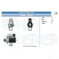 Стартер CV PSH 550515092010 L5 60QZ 287754