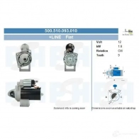Стартер CV PSH 286737 500510093010 UVWIT G9