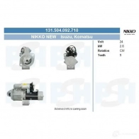 Стартер CV PSH 1437361985 131504092710 C7EY 2
